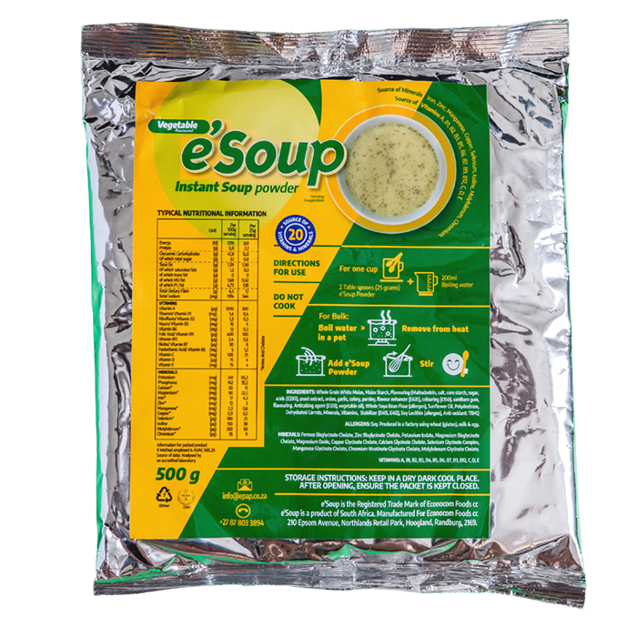 e'Soup Vegetable Flavour 500g