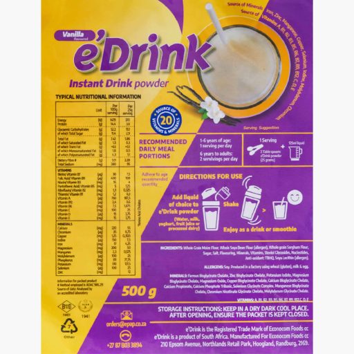 e'Drink Vanilla Flavoured